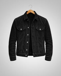 Noah | Herren Aufgesetzte Brusttaschen Feldjacke - Schwarz