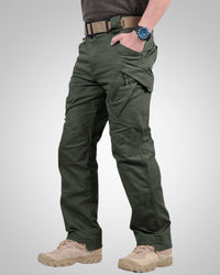 Steven | Herren Taktische Cargo Outdoor Wanderhose - Grün