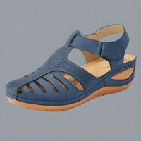 Hanna | Orthopädische Sandale mit Hallux-Valgus-Unterstützung - Blau