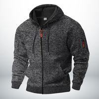 Mila | Fleecejacke Herren modern & trendy - Dunkelgrau
