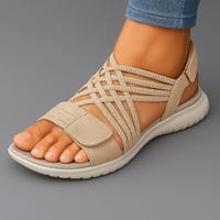 Leonie | Offene Sandalen für Sommerlooks - Beige