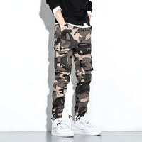 Jonas | Camo Cargo Hose Herren Komfort Fit - Khaki