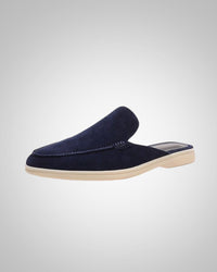 Lukas | Herren Klassiker Fersenfreie Slipper - Blau