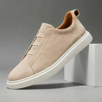 Saschaa - Sneaker Aus Wildleder - Beige