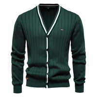 Sam - Elegante Strickjacken für Herren - Grün