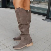 Kaya | Premium Leder Damenstiefel - Braun