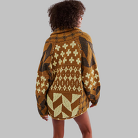 Laura | Zeitloser Damencardigan in soften Materialien - Braun