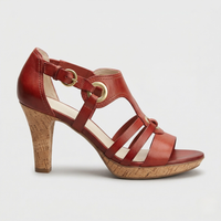 Carla | Damen Komfort Absatzschuhe – Stützende Elegante Pumps Damen - Scarlet Red