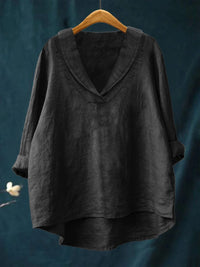 Samantha™ - Elegante Sommerbluse - Schwarz