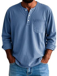 Logan™ - Herren Langarmhemd - Blau