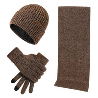 Tough Winter Set mit Mütze, Schal und Handschuhen - Khaki