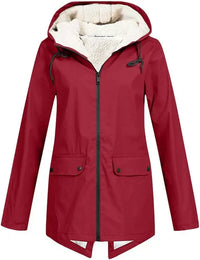 AMELIA - Outdoor-Regenmantel für Damen - Rot