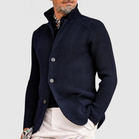 Marc | Elegante Strickjacke - Marineblau