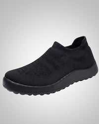 Jürgen | Herren Bequeme Slip-On Sneaker - Schwarz