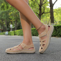 Clara | Elegante Sommer Sandalen Damen - Khaki