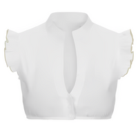 Sharla - Elegante Bluse für das Oktoberfest - Beige