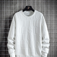 Herren-Rundhals-Pullover -MATIS - Weiß