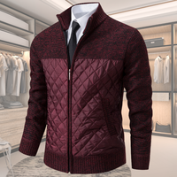 Leandro™ – Elegante Wolljacke für Herren - Bordeauxrot