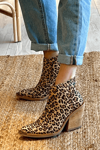 Lara | Elegante Cowboystiefel Damen - Leopard