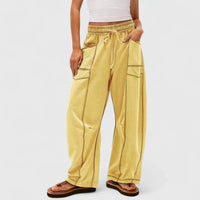 Leonie | Komfortable Damenhose modern chic - Gelb