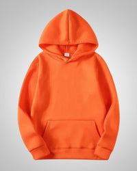 Aiden | Herren Lässiger Oversized Pullover mit Kapuze - Orange