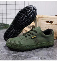 Ranger | Herren Camo-Sneaker Low-Top Taktisch Outdoor - Einfarbig-Grün