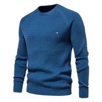 Herren-Rundhals-Pullover – NICK - Sternenblau