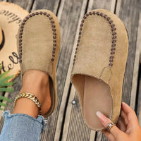 Mariselle | Damen Slip-On Loafers - Beige