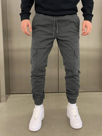 Max | This Stretch-Cargohose Herren klassisch modern - Grau
