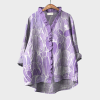 Lara™ - Elegante Sommerbluse - Lila