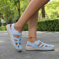 Clara | Elegante Sommer Sandalen Damen - Seeblau