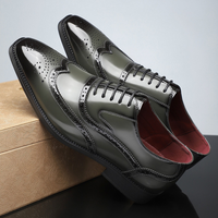 Waltherhaus Winston™ Erbe Brogues von Elias – Stilvolle Eleganz für jeden Anlass! - Grün