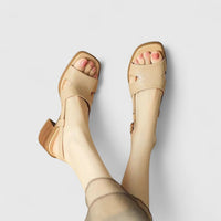 Mila | Damen Sandalen für leichte Sommerlooks - Aprikose