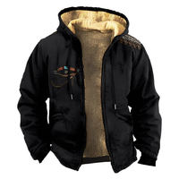 Mervin - Farbige und kuschelige Hoodies für Herren - Schwarz