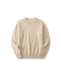 Lukas | Giovanni Kaschmir Tee für elegante Herren - Khaki