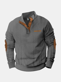 Jonas | Herren Klassiker Zopfmuster Pullover - Grau