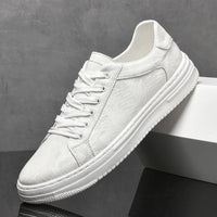 Amelia | Belmont Klassischer Sneaker Herren - Weiß