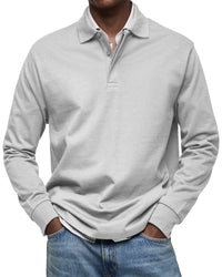 Alex™ - Langärmliges Freizeit-Polo - Weiß