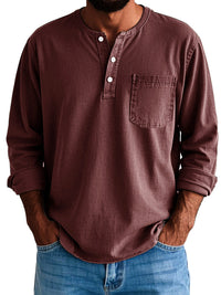 Logan™ - Herren Langarmhemd - Rot