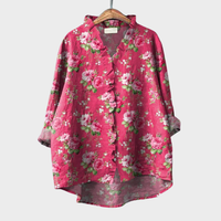 Tara™ - Elegante Sommerbluse - Rosa
