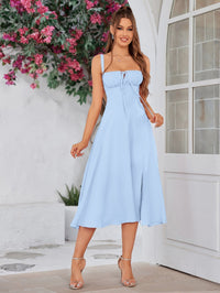 Lena | Damen Elegantes Sommerkleid – Frisches Elegantes Sommerkleid - Light Blue