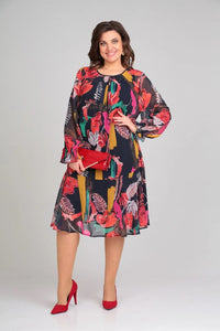 Florinda™ Anmutiges Blumenkleid - Blumig