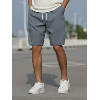 Sommerliche Herren Shorts mit hoher Taille und Atmungsaktivität - Dunkelgrau