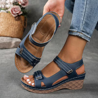 Hannah | Flexible Sandalen Damen Chic - Blau