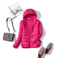 Celestiney - Superleichte Damenjacke - Rosa rot