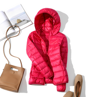 Celestiney - Superleichte Damenjacke - Rot