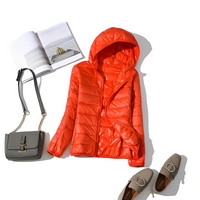 Celestiney - Superleichte Damenjacke - Orange