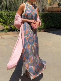 Donnie™ - Zweiteiliges Kleid im Boho-Chic-Stil - Rosa