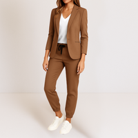 Daizy | Eleganter Zweiteiler-Anzug - Braun