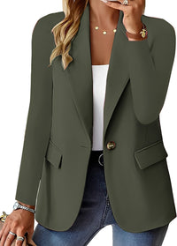 Eleganter Blazer für Damen für Business und Freizeit - Arme Grün